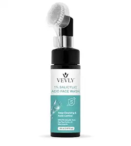 Face Wash for Hyperpigment, Dull skin with Vitamin B5, Deep Cleansing & Oil Control, 150 ml (1% Salicylic Acid Facewash)