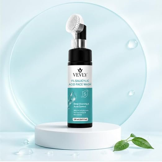 511HzZakTOL._SX522_ Face Wash for Hyperpigment, Dull skin with Vitamin B5, Deep Cleansing & Oil Control, 150 ml (1% Salicylic Acid Facewash)