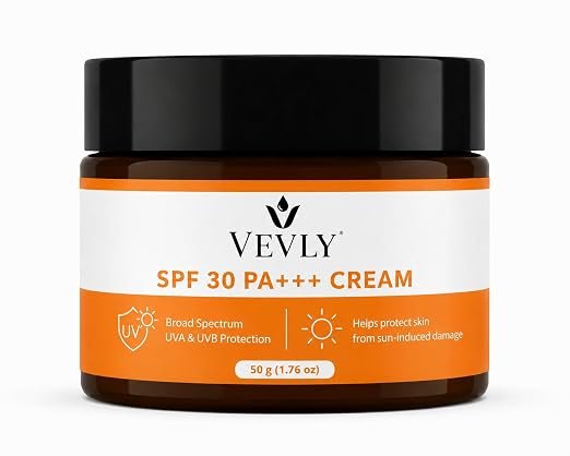 51fFYbvjGRL._SX522_ SPF 30 PA+++ Sunscreen Cream with Broad Spectrum UVA UVB Protection for Skin from Sun Damage Tanning and Sunburn with Hydrating Nourishing Formula Lightweight Non Greasy and Quick Absorbing 50g