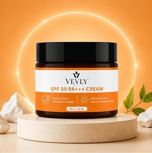 51nzzRddy-L._SX522_ SPF 30 PA+++ Sunscreen Cream with Broad Spectrum UVA UVB Protection for Skin from Sun Damage Tanning and Sunburn with Hydrating Nourishing Formula Lightweight Non Greasy and Quick Absorbing 50g
