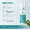 Face Wash, Foam, with Built-in Silicone Facial Brush, 100 ml, for Glowing Hydration (1% Salicylic Acid Facewash)