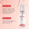 Sunscreen SPF 50 PA++++ with Broad Spectrum UVA UVB Protection and Advanced UV Shield Formula for All Skin Types with No White Cast Deep Moisturization and Lightweight Touch 100g