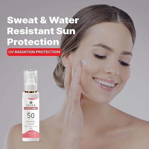 Sunscreen SPF 50 PA++++, Broad Spectrum UVA/UVB, Lightweight Gel Formula, No White Cast, Matte Finish, All Skin Types (50ML)