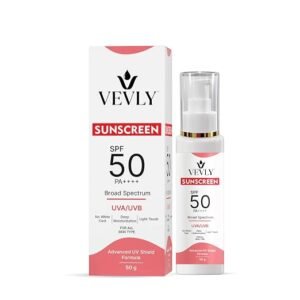 71FFDKt5MdL._SX522_ Sunscreen SPF 50 PA++++ with Broad Spectrum UVA UVB Protection and Advanced UV Shield Formula for All Skin Types with No White Cast Deep Moisturization and Lightweight Touch 100g
