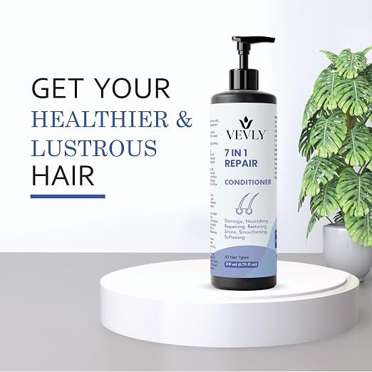 71+VX4y9nfL._SX522_ Conditioner, Anti Hair Fall, Frizz-Free, Soothes Dry Scalp, Boosts Hair Growth, All Hair Types, 200 ml (7 in 1 Repair Conditioner)