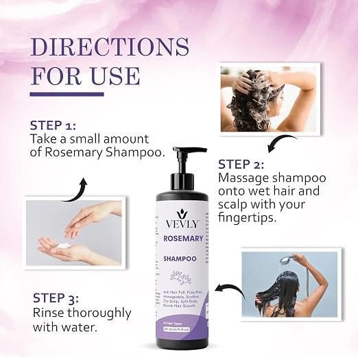 Shampoo, All Hair Types, Nourishing, Repairing, Smoothening, Softening, 200 ml (Rosemarry Shampoo)