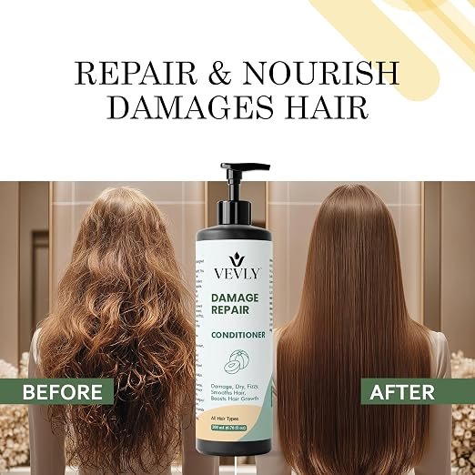 91YJusCPtTL._SX522_ Conditioner| Anti Hair Fall | Frizz-Free | Soothes Dry Scalp| Boosts Hair Growth | All Hair Types | 200 ml (Damage Repair Conditioner)