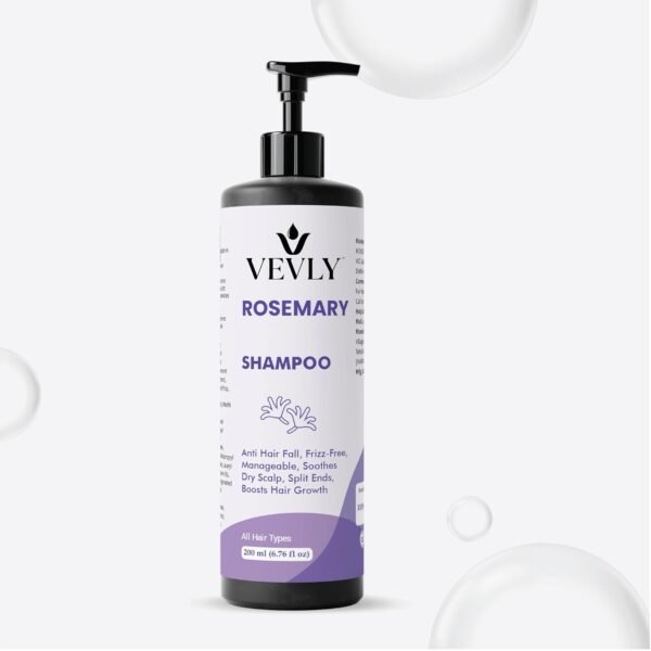 Shampoo, All Hair Types, Nourishing, Repairing, Smoothening, Softening, 200 ml (Rosemarry Shampoo)